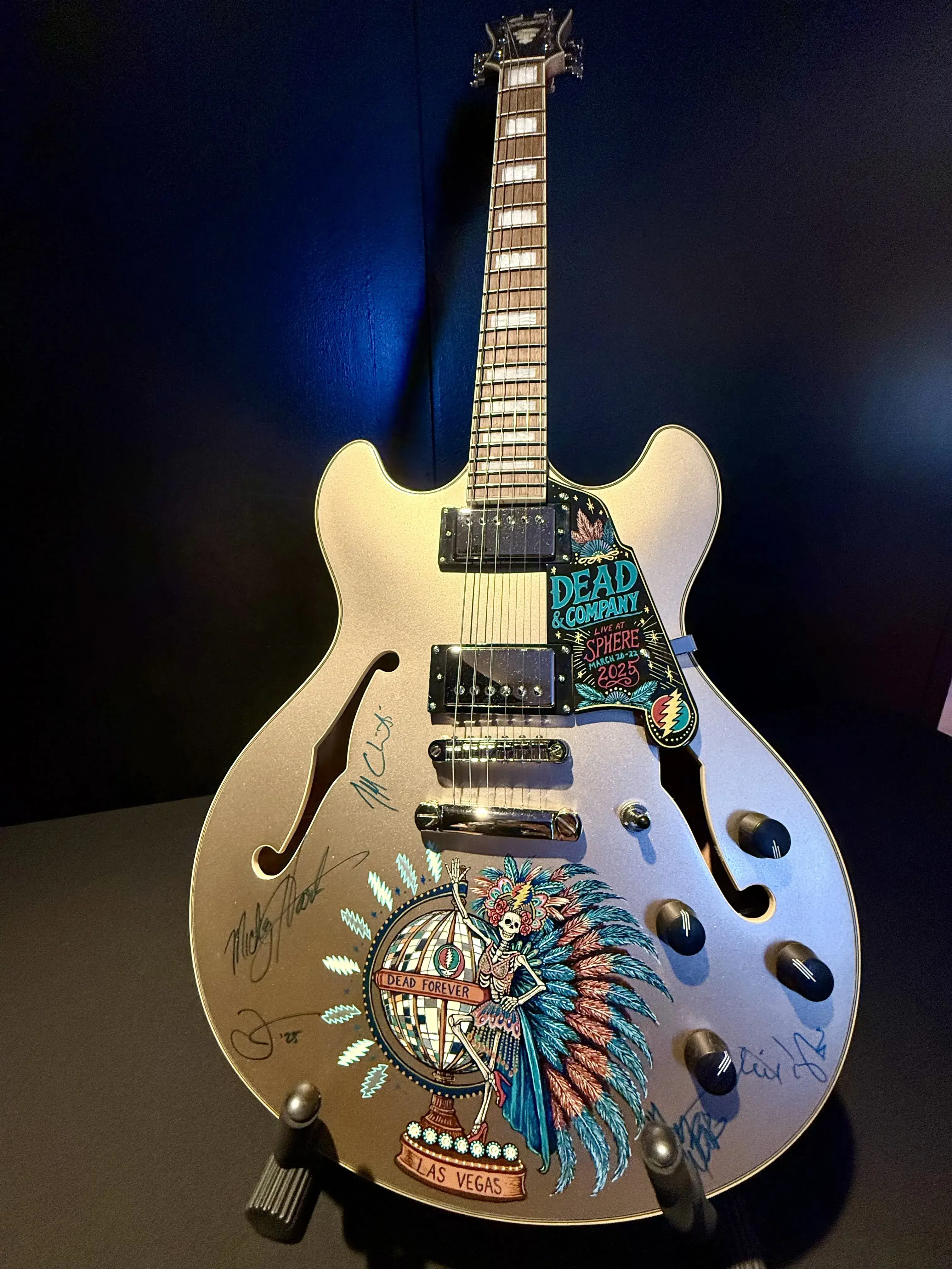 Dead and Company pickguard painted