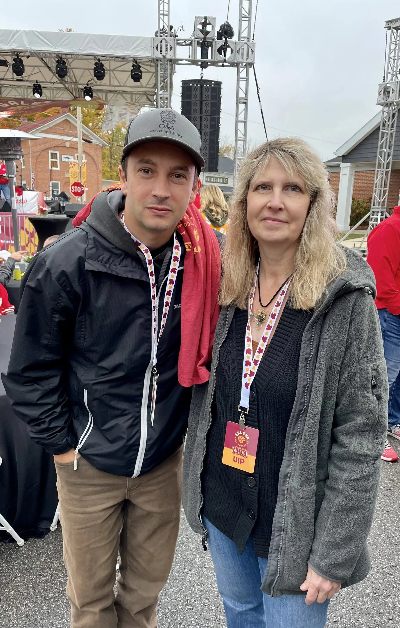 Nancy Elhallak with Tyler Joseph Galena